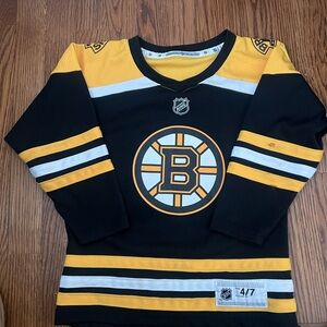 NHL Boston Bruins Youth Black and Gold Jersey